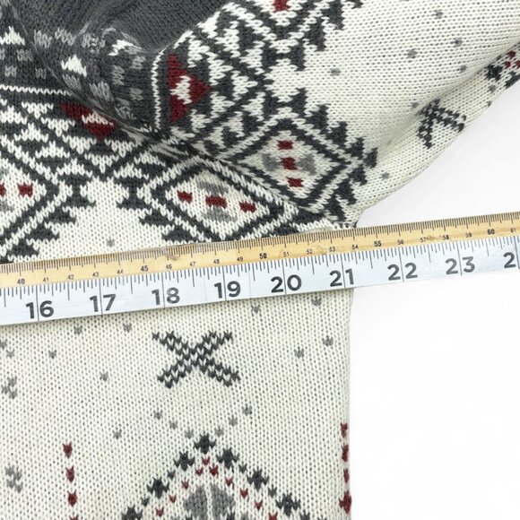 Atlas Wolf Norwegian Wool Blend Men's Medium 1/4 Zip Icelandic Ski Sweater - Picture 7 of 11